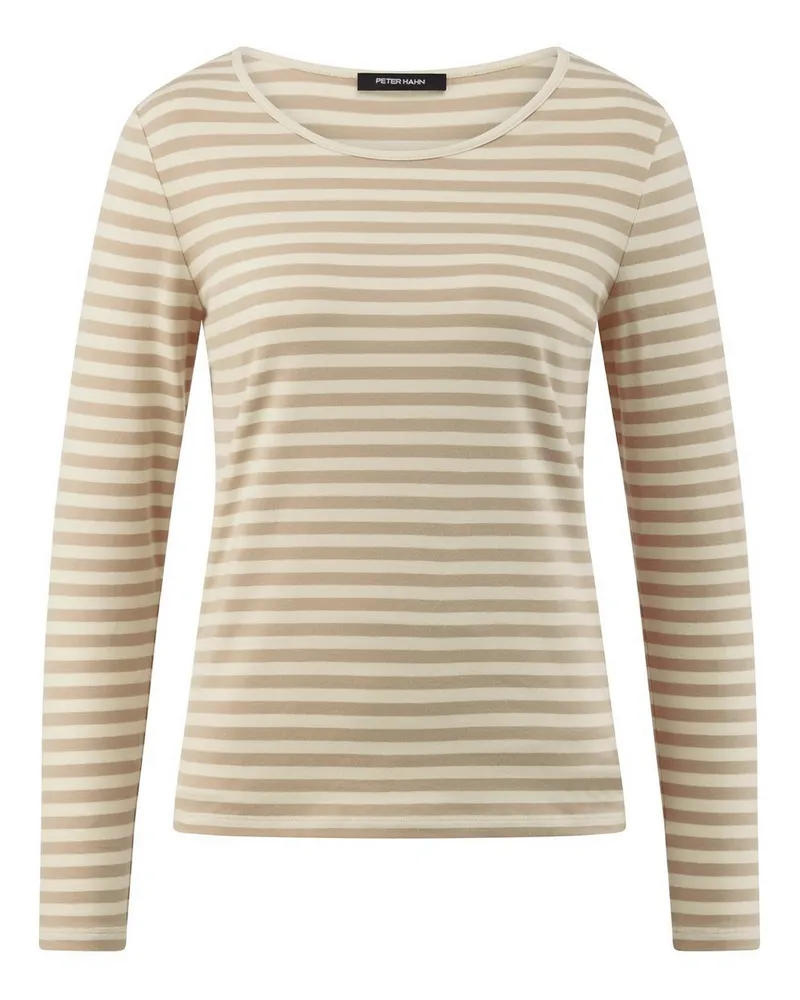 Peter Hahn Rundhals-Shirt 1/1-Arm  beige Beige