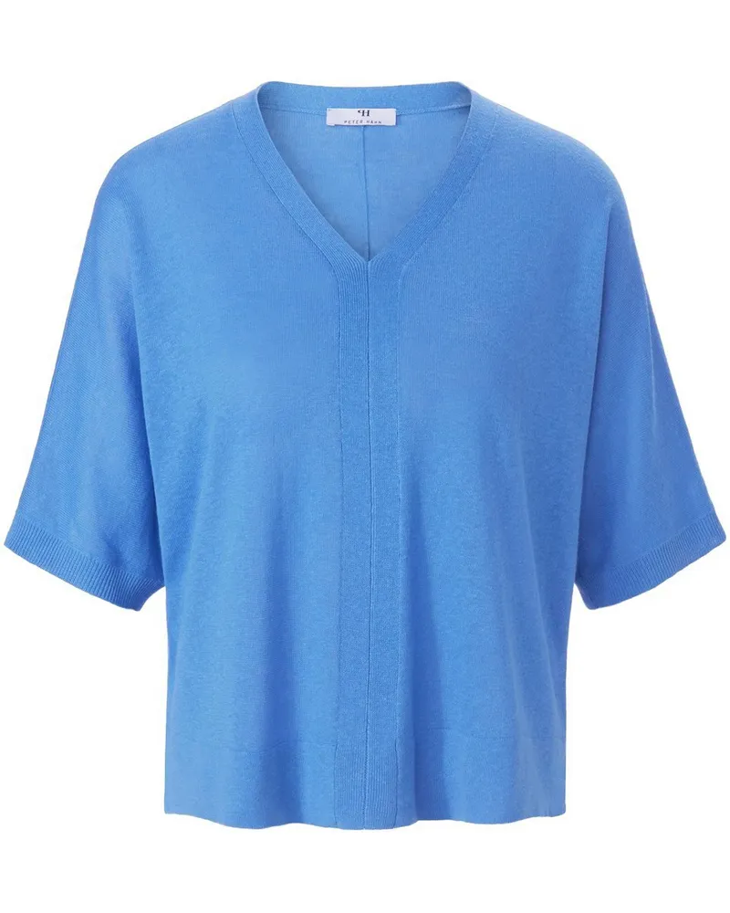 Peter Hahn V-Pullover im Oversized-Style  blau Blau