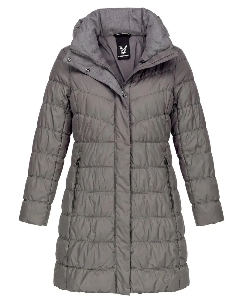 Fuchs Schmitt Long-Steppjacke  grau Grau