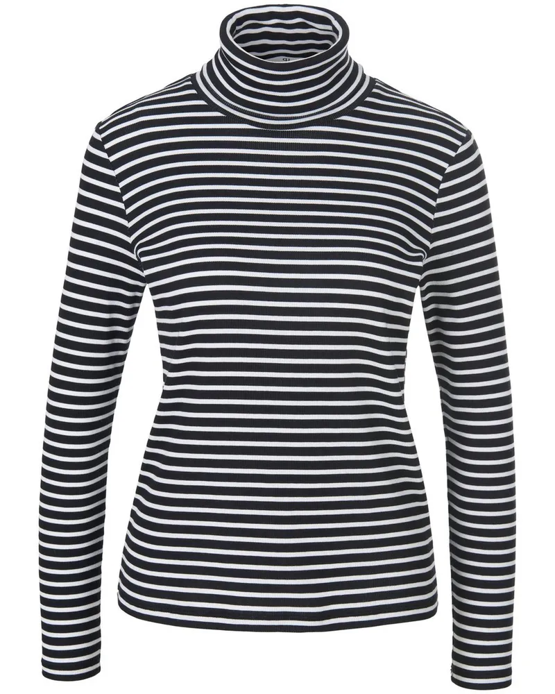 Peter Hahn Rollkragen-Shirt  schwarz Schwarz