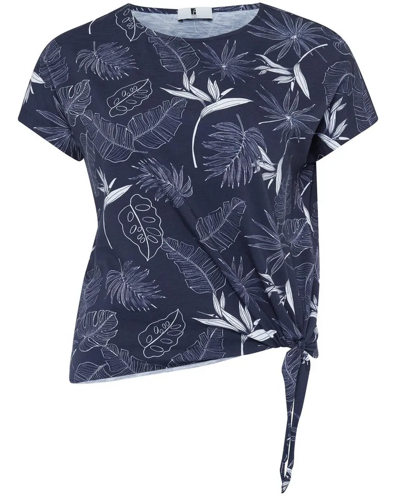 Anna Aura Rundhals-Shirt  blau Blau