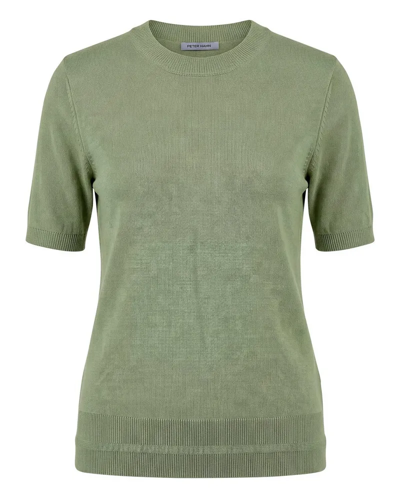 Peter Hahn Rundhals-Pullover  grün Grün