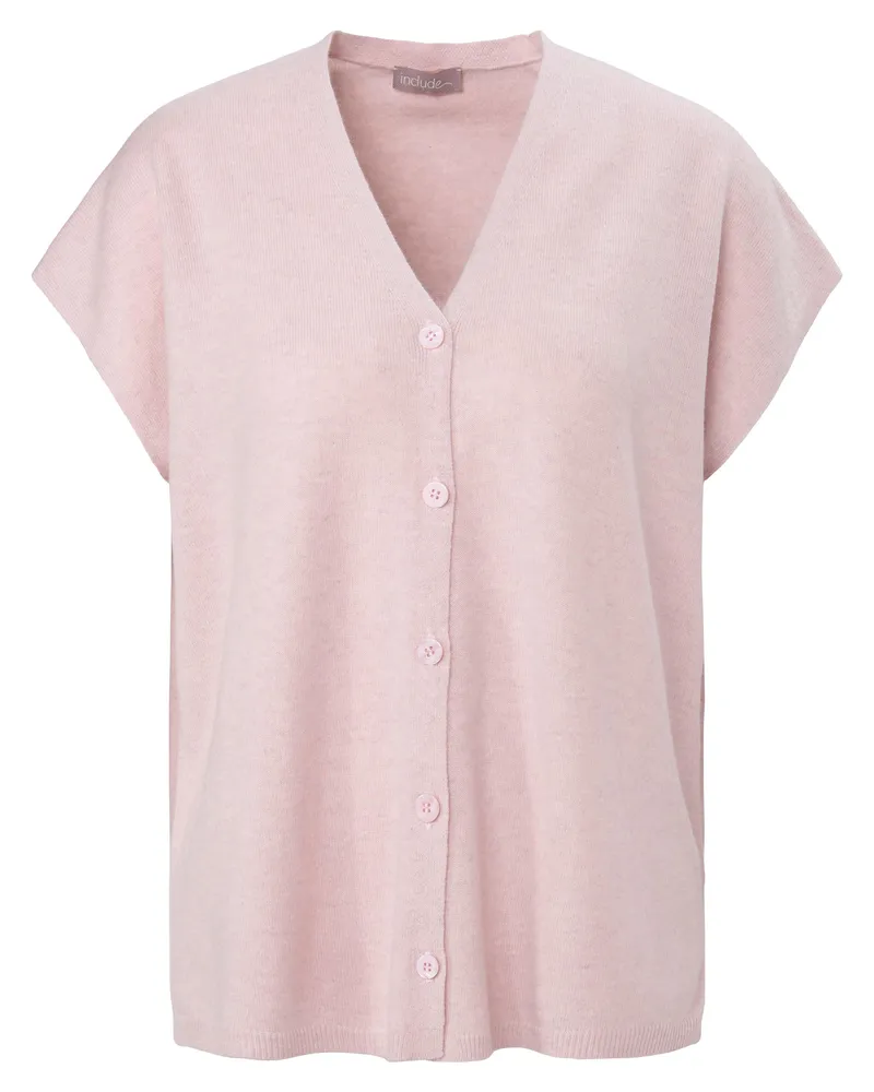 Include Strickjacke Premium-Kaschmir  rosé Rosé