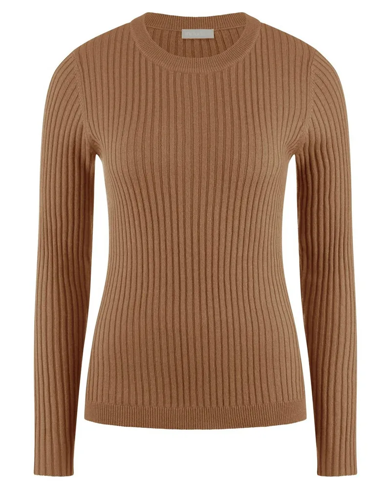 Include Rundhals-Pullover  braun Braun