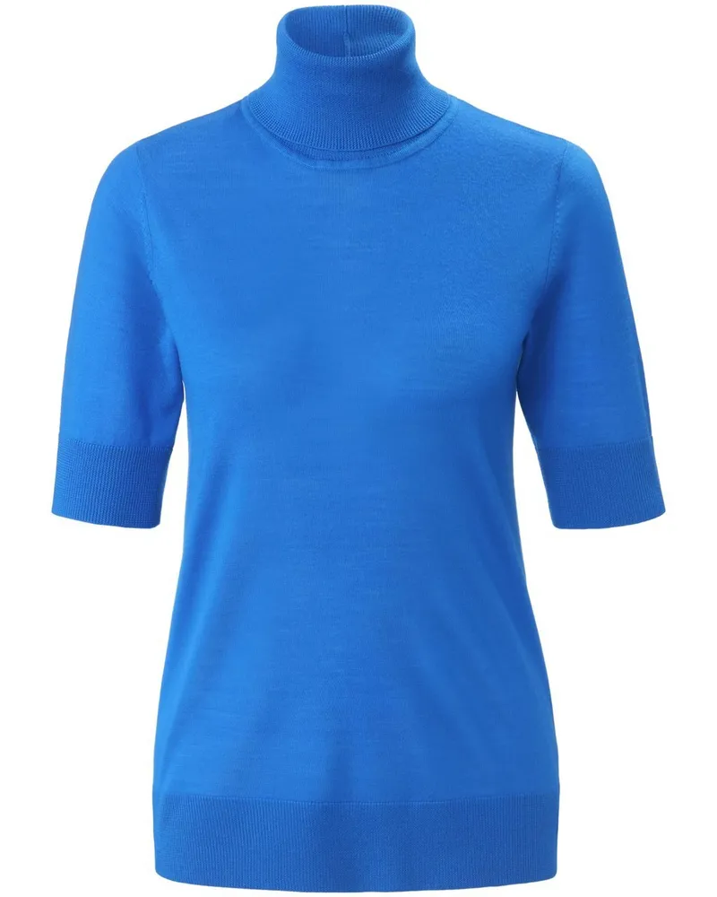 Peter Hahn Rollkragen-Pullover  blau Blau