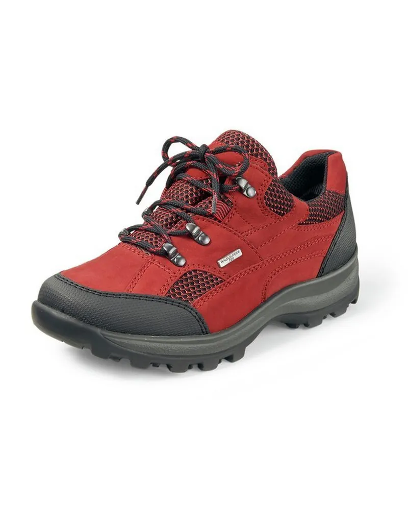 Waldläufer Wasserdichter Wanderschuh Holly  rot Rot
