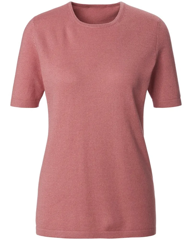Peter Hahn Rundhals-Pullover aus Seide Kaschmir  Seide/Kaschmir rosé Rosé