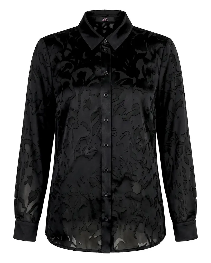 Emilia Lay Bluse  schwarz Schwarz