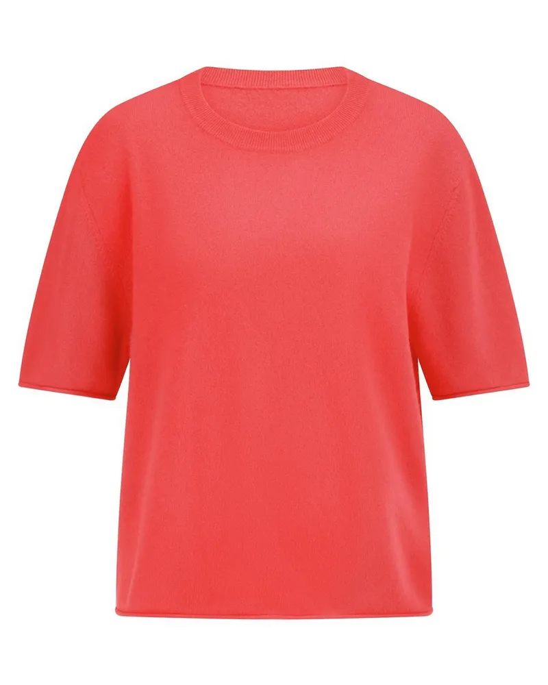 Peter Hahn Rundhals-Pullover  rot Rot