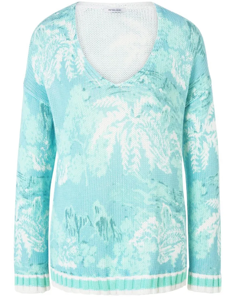 Peter Hahn V-Pullover  mehrfarbig Mehrfarbig