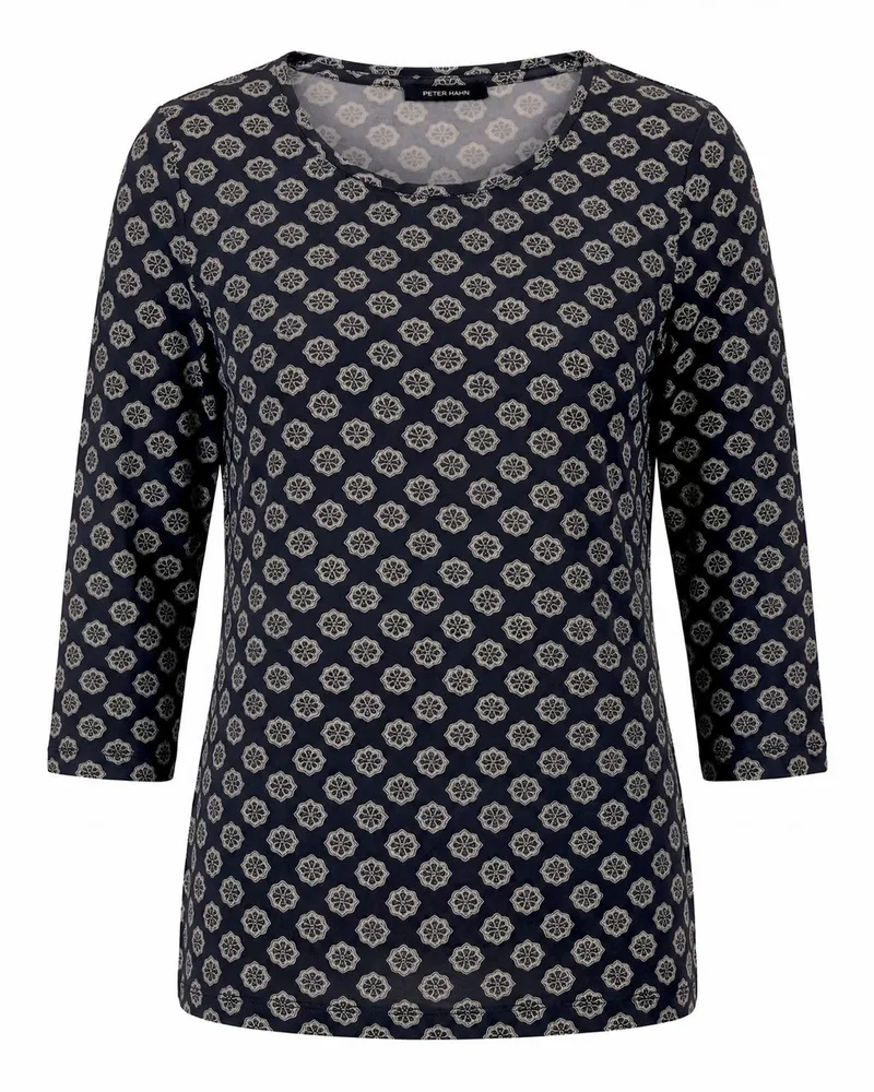 FADENMEISTER BERLIN Rundhals-Shirt 3/4- Arm  mehrfarbig Mehrfarbig