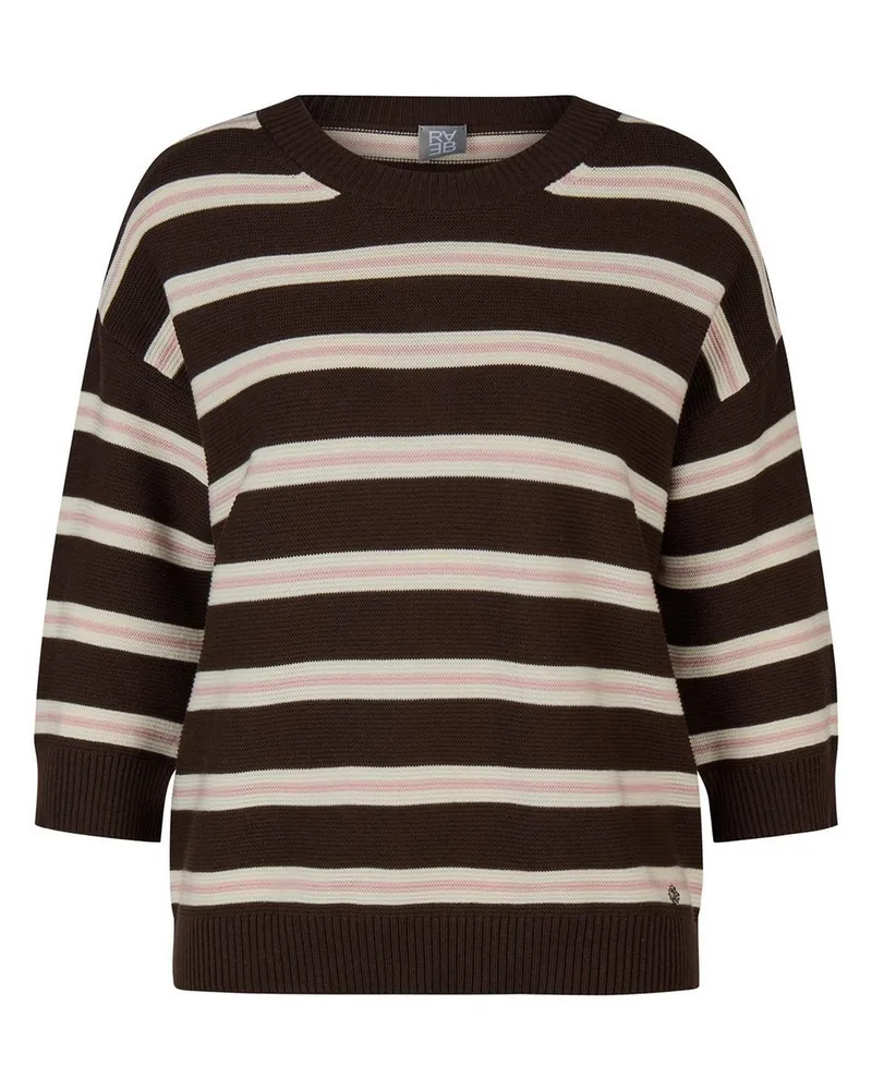Rabe Rundhals-Pullover  braun Braun