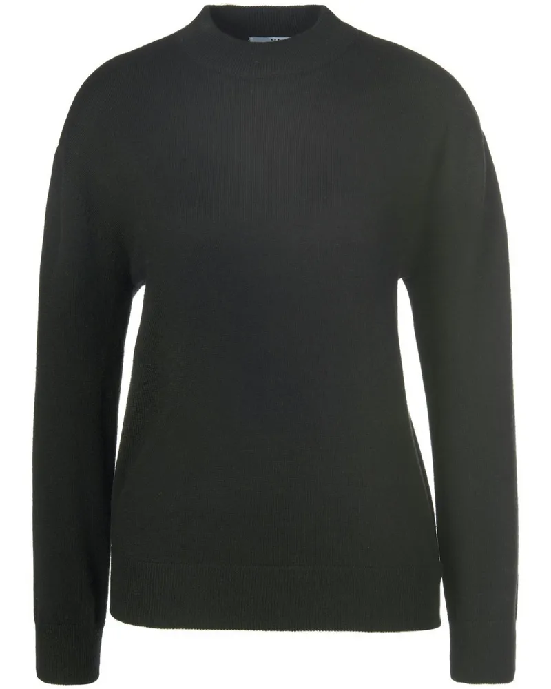 Peter Hahn Pullover aus 100% Schurwolle Biella Yarn  schwarz Schwarz