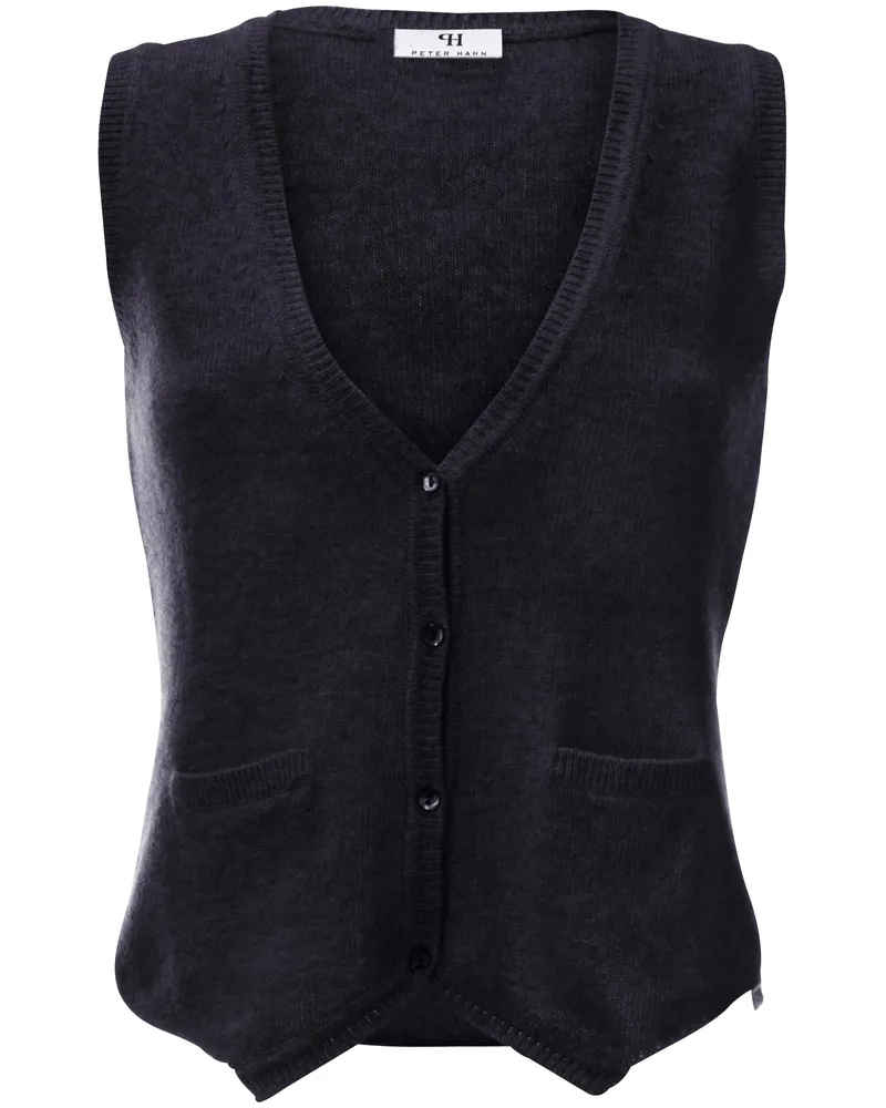 Peter Hahn Strickweste Modell Conny  blau Blau