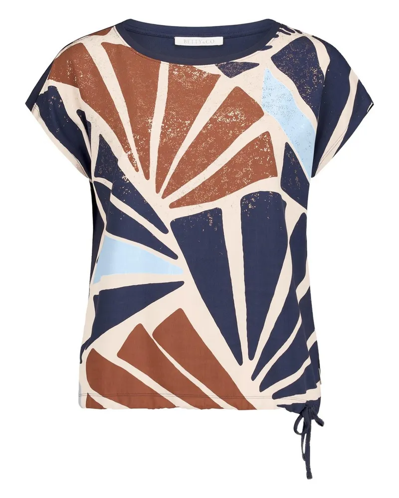 Betty Barclay Rundhals-Shirt  blau Blau