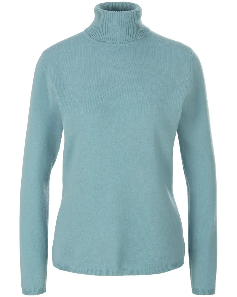 Include Rollkragen-Pullover aus Schurwolle und Kaschmir  türkis Türkis