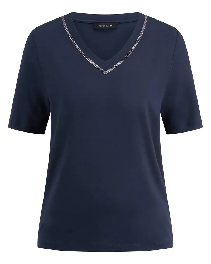 Peter Hahn V-Shirt  blau Blau