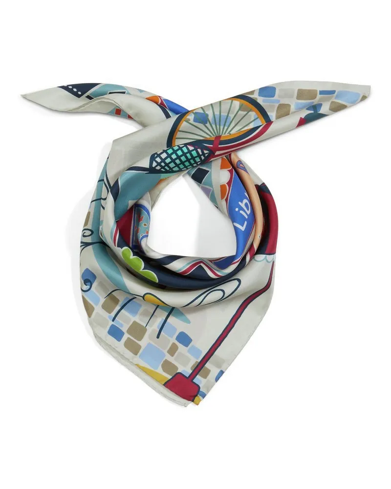 Peter Hahn Nicki-Tuch  weiss Weiss