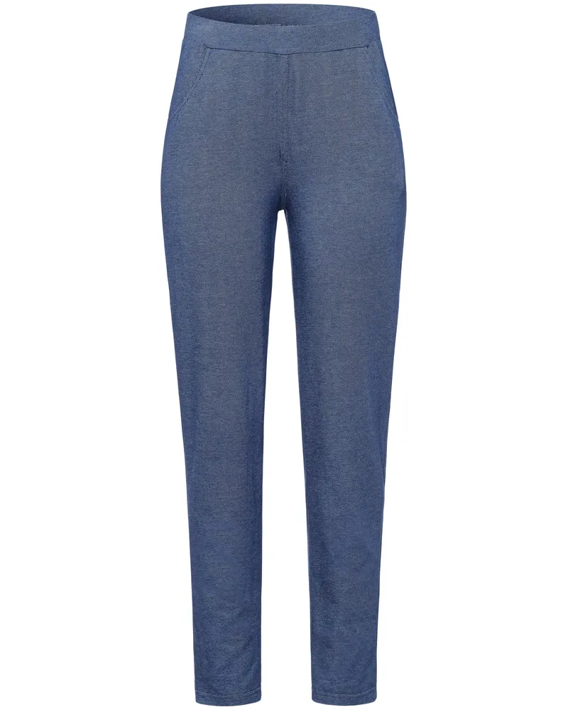 Green Cotton Leggings Rie in Denim-Optik  denim Denim