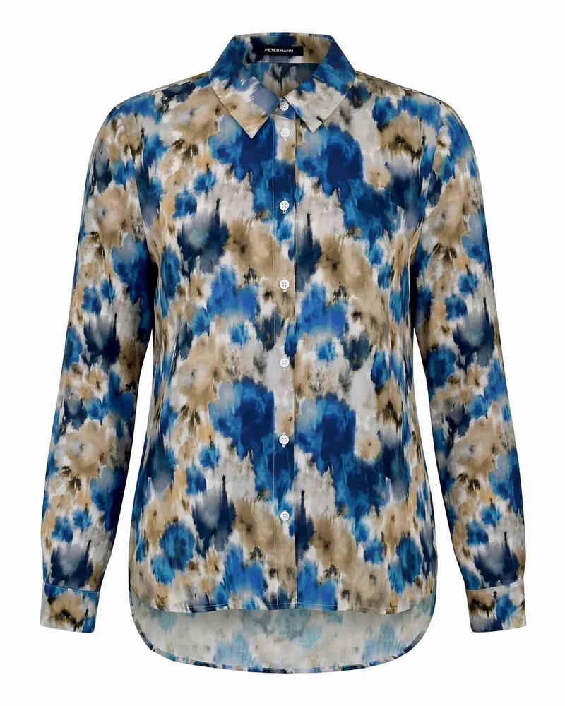 Peter Hahn Bluse  blau Blau