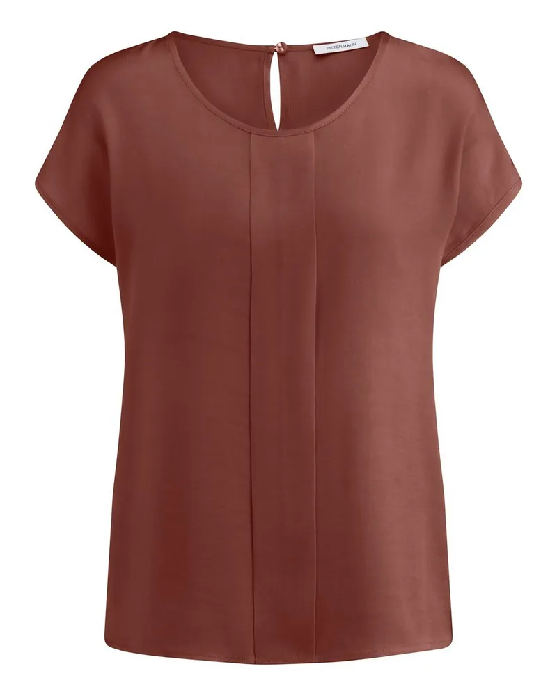 Peter Hahn Bluse  braun Braun