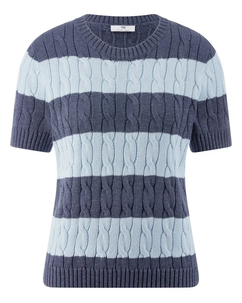 Peter Hahn Rundhals-Pullover  mehrfarbig Mehrfarbig