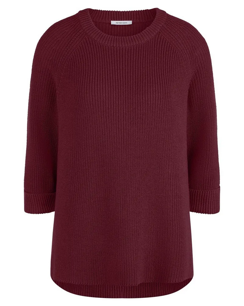 Peter Hahn Long-Pullover aus 100% SUPIMA®-­Baumwolle  rot Rot