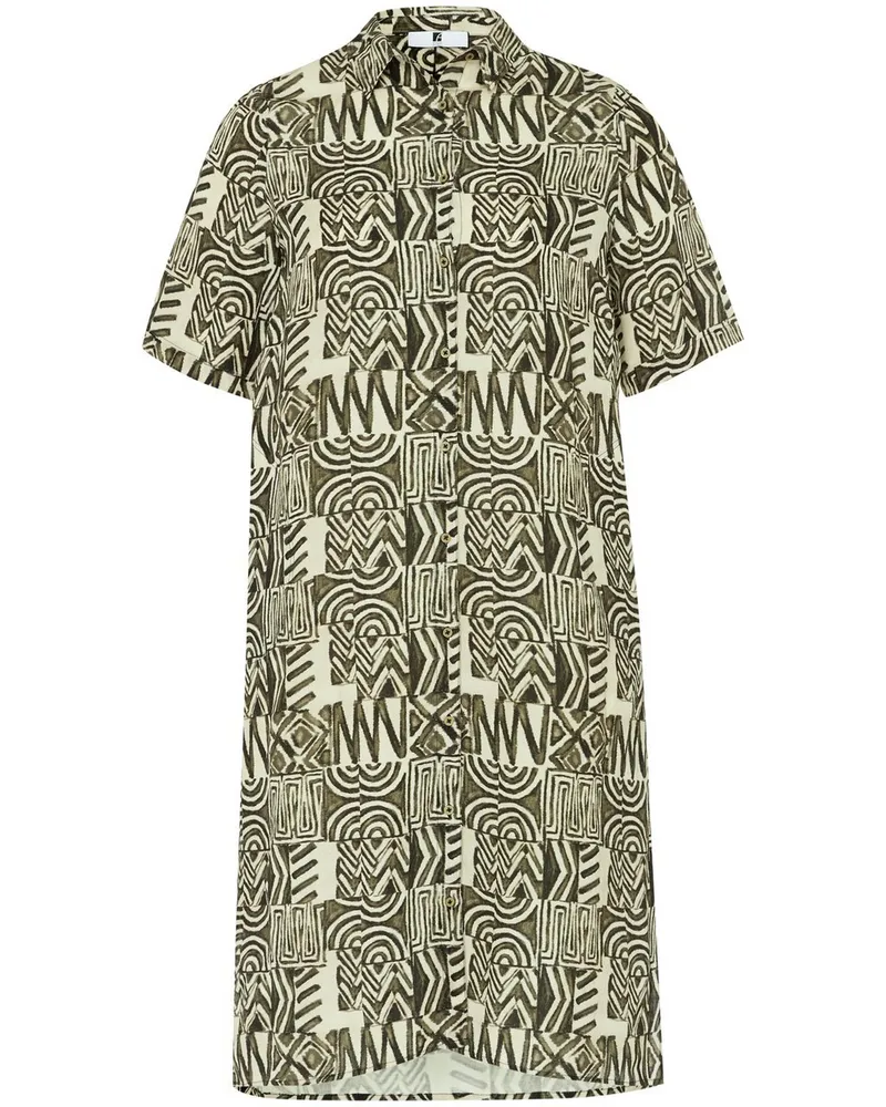 Anna Aura Kleid 1/2-Arm  beige Beige
