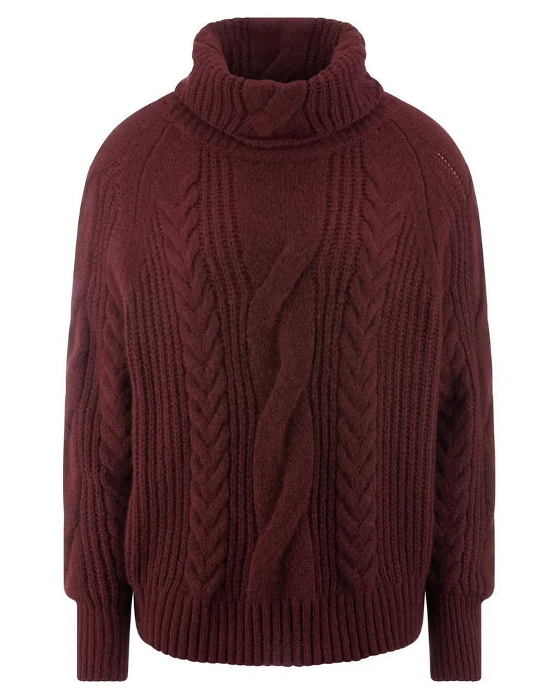 Include Rollkragen-Pullover  rot Rot