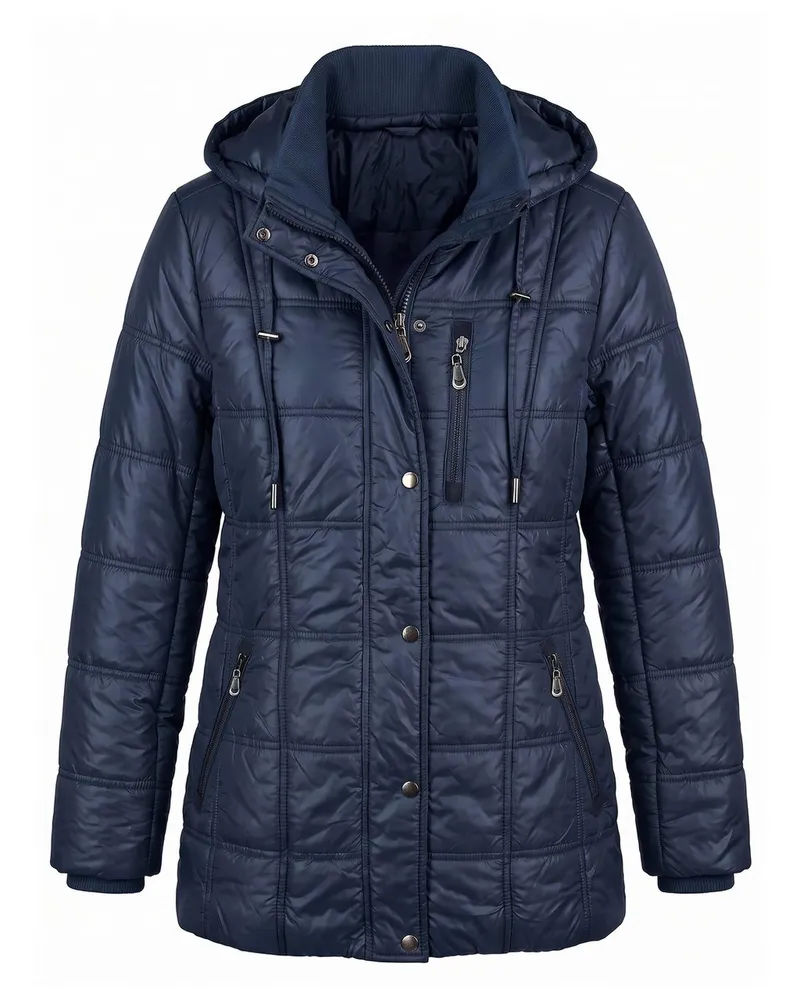 Peter Hahn Steppjacke  blau Blau