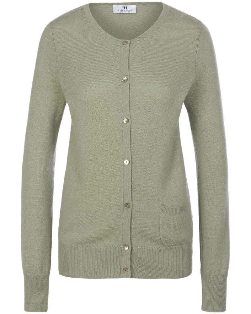 Peter Hahn Strickjacke aus 100% Premium-Kaschmir  Cashmere grün Grün