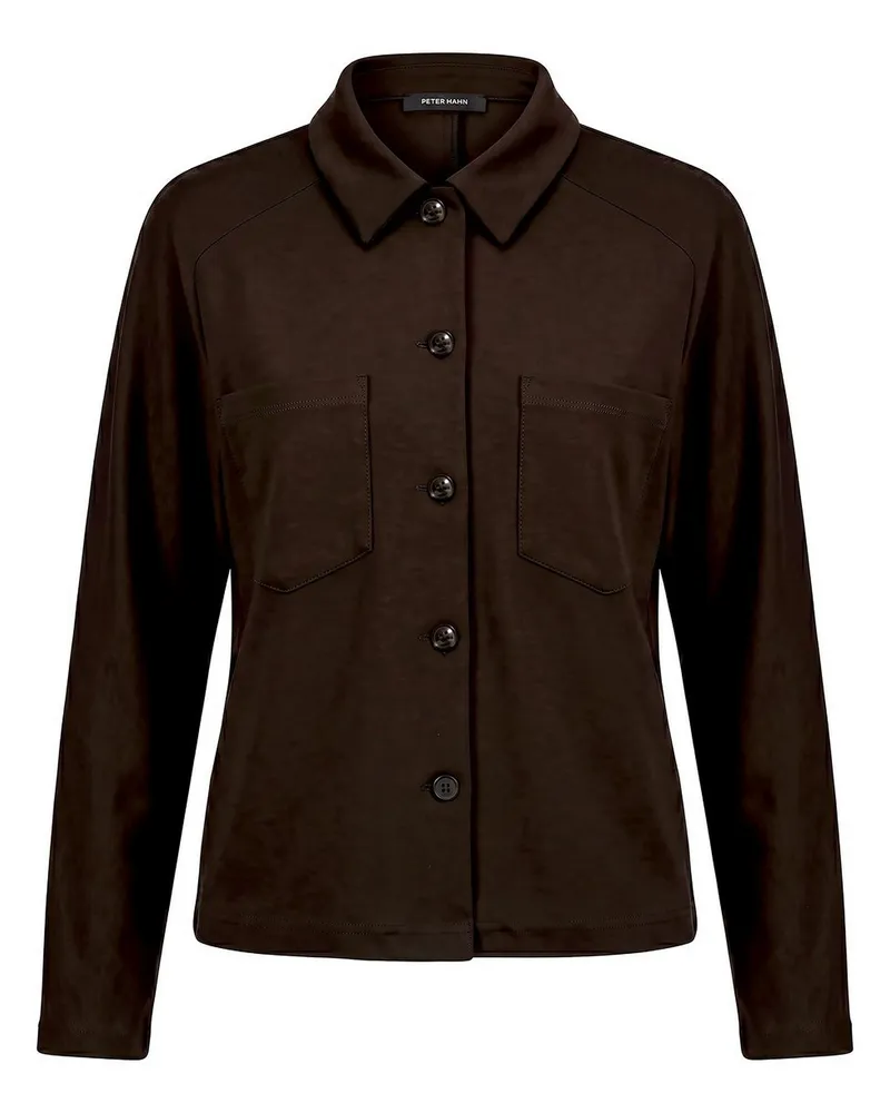 Peter Hahn Jersey-Jacke  braun Braun
