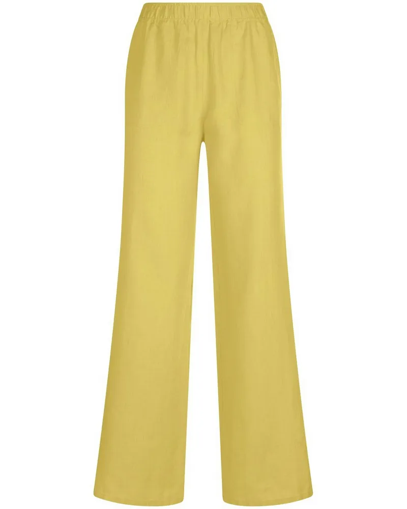 Peter Hahn Schlupf-Hose aus 100% Leinen  gelb Gelb