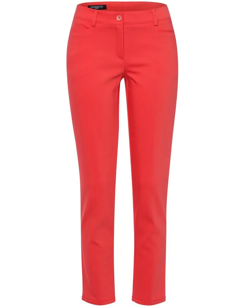 FADENMEISTER BERLIN Knöchellange Hose  rot Rot