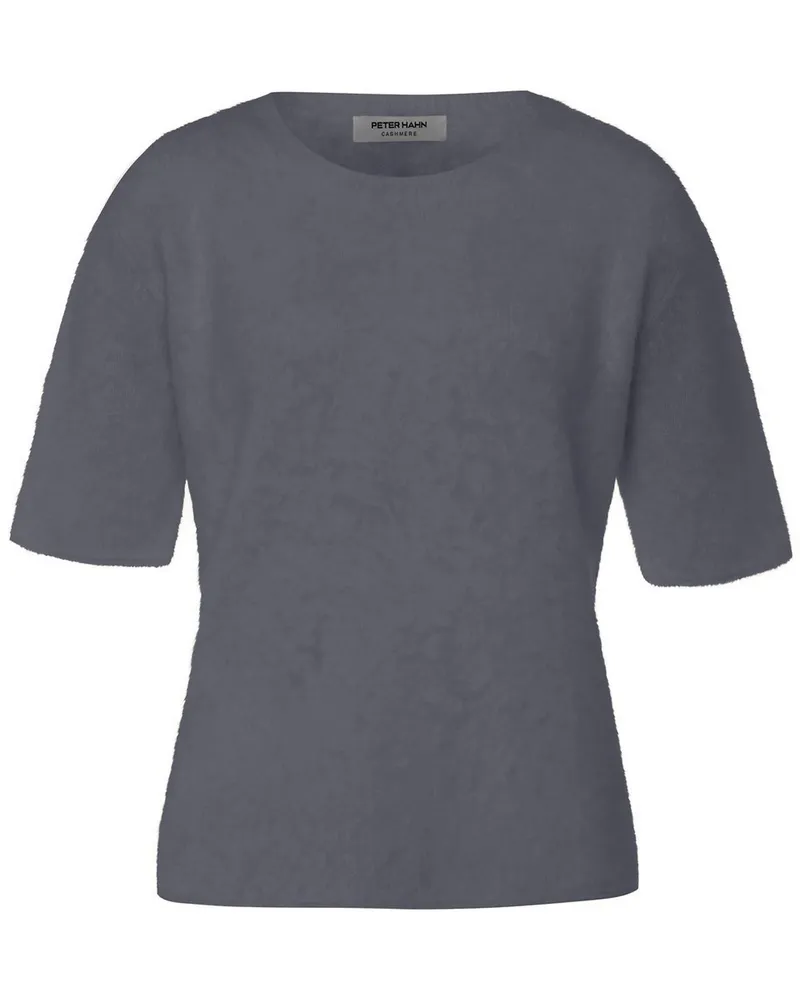 Peter Hahn Rundhals-Pullover  grau Grau