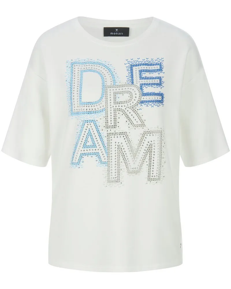monari Rundhals-Shirt  weiss Weiss