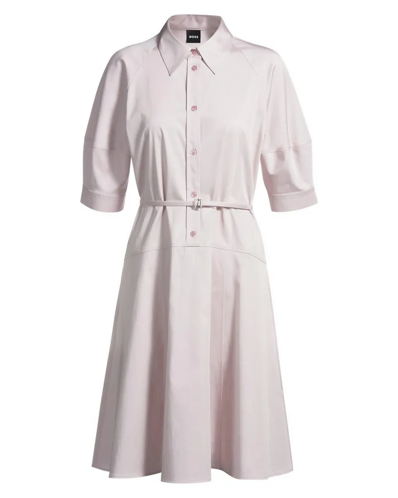 HUGO BOSS Hemdblusenkleid Delaurena  rosé Rosé