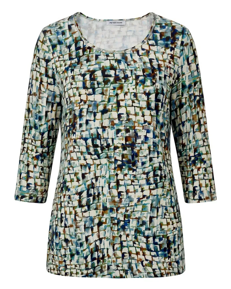 Emilia Lay Rundhals-Shirt 3/4-Arm  blau Blau