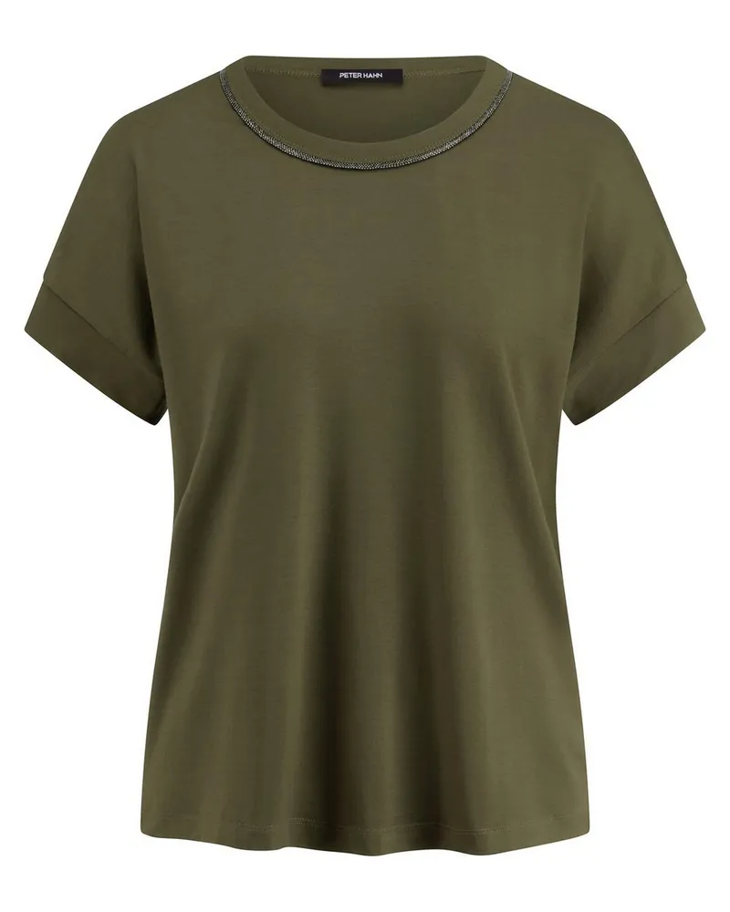 Peter Hahn Rundhals-Shirt  grün Grün
