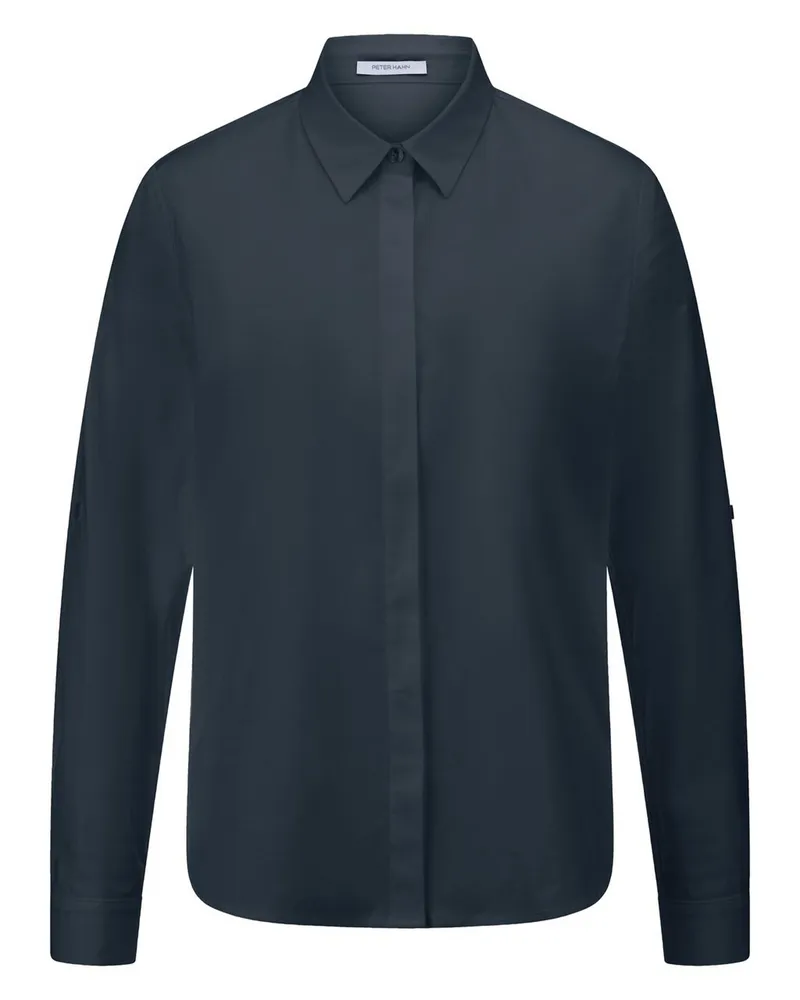 Peter Hahn Long-Bluse  blau Blau