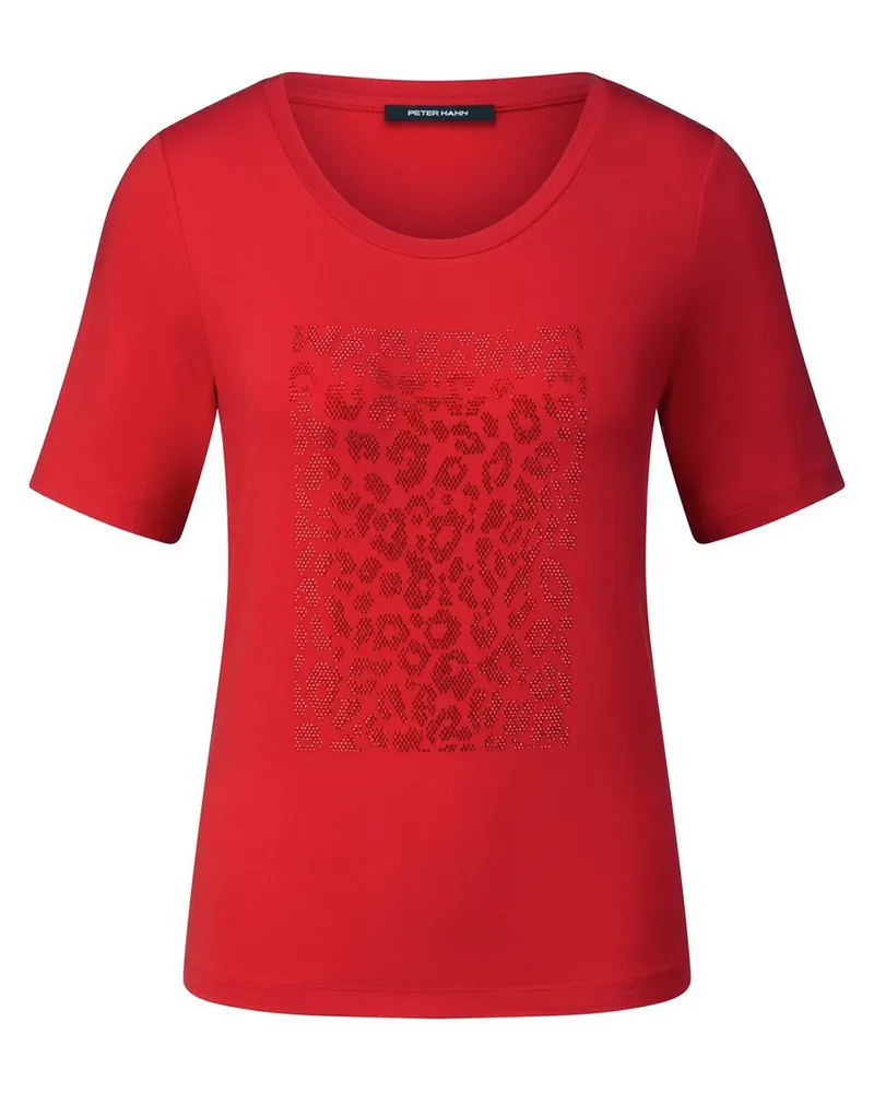 Peter Hahn Rundhals-Shirt  rot Rot