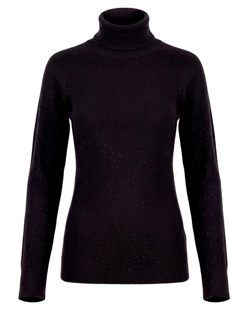 St. Emile Rollkragen-Pullover  schwarz Schwarz