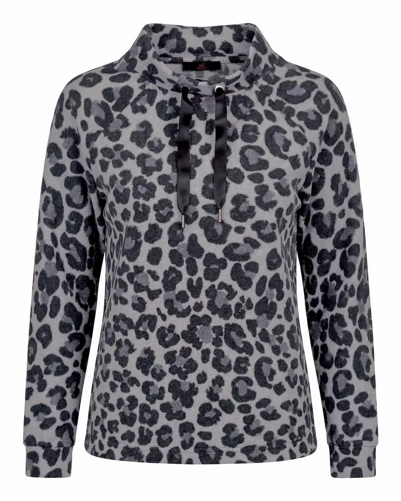 Emilia Lay Sweatshirt Stehkragen  schwarz Schwarz