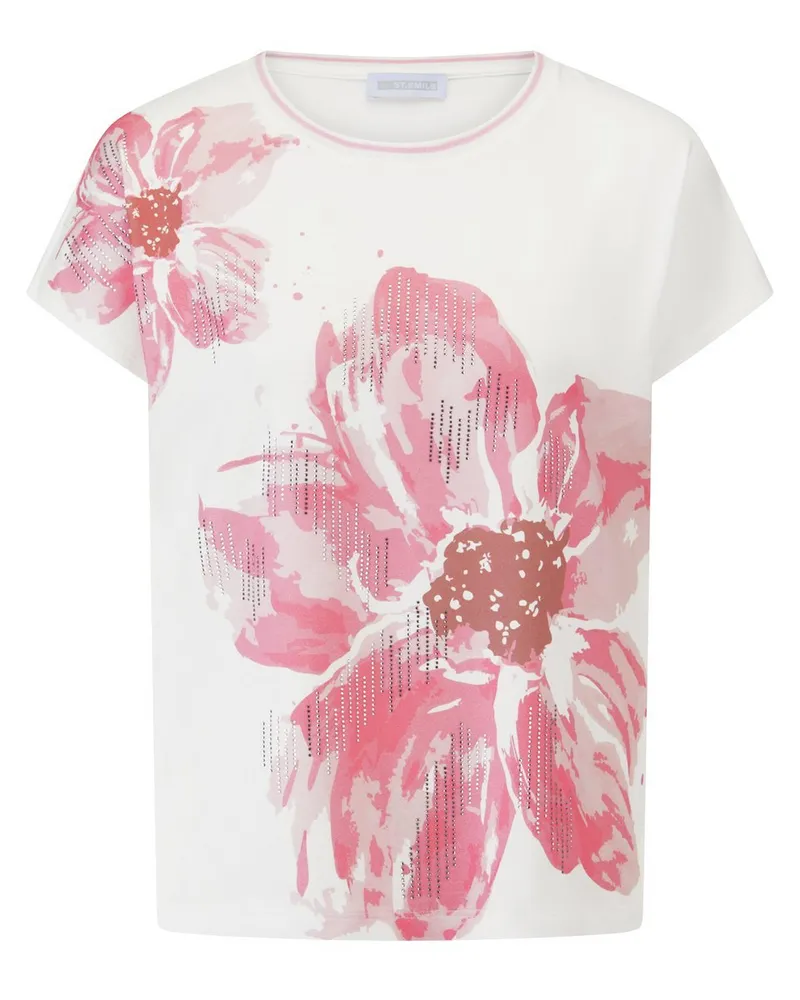 St. Emile Rundhals-Shirt  weiss Weiss