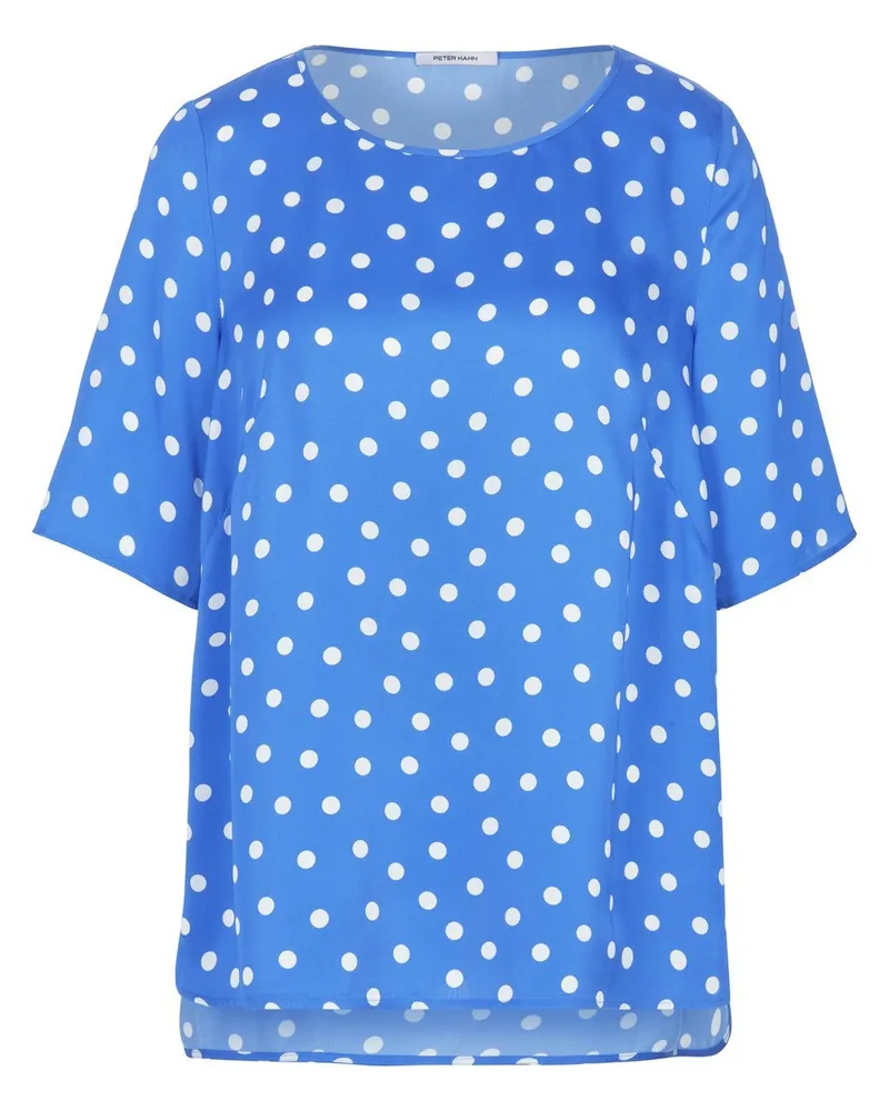 Peter Hahn Bluse  blau Blau
