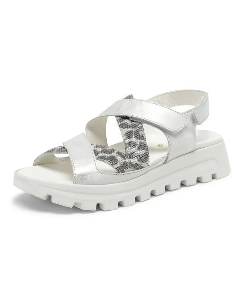 Waldläufer Plateau-Sandale Nele  silber Silber