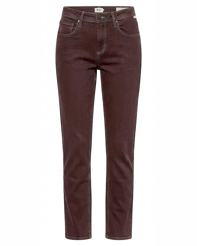 Brax Knöchellange Jeans  braun Braun