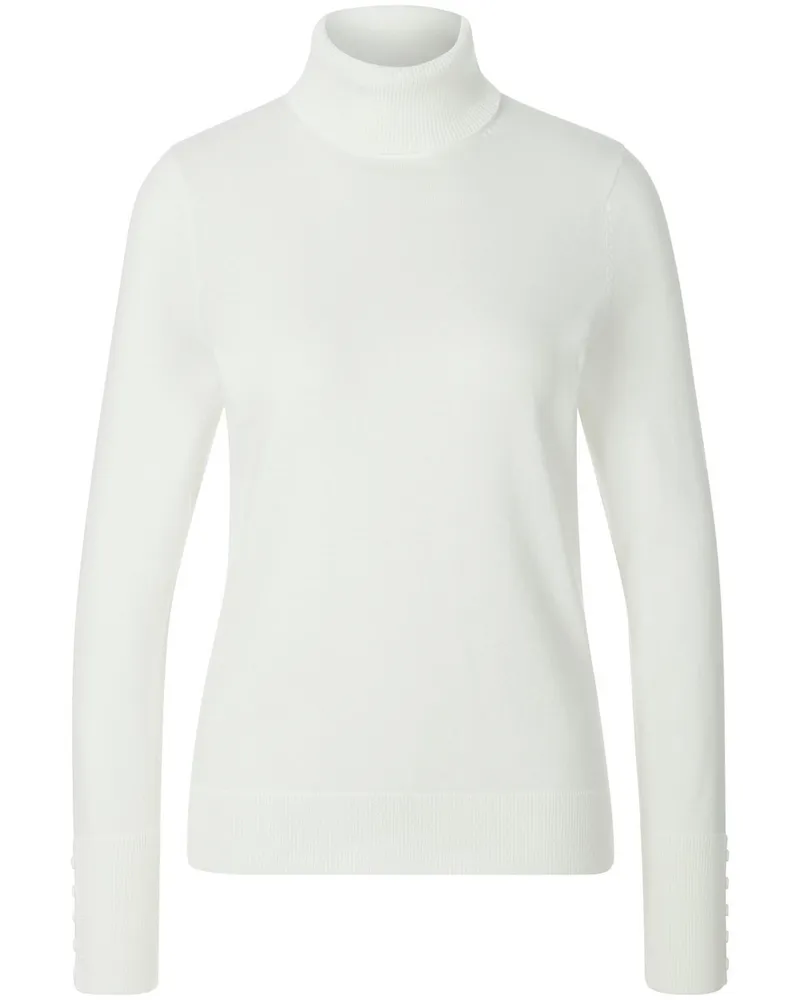 Peter Hahn Rollkragen-Pullover aus 100% SUPIMA®-Baumwolle  weiss Weiss