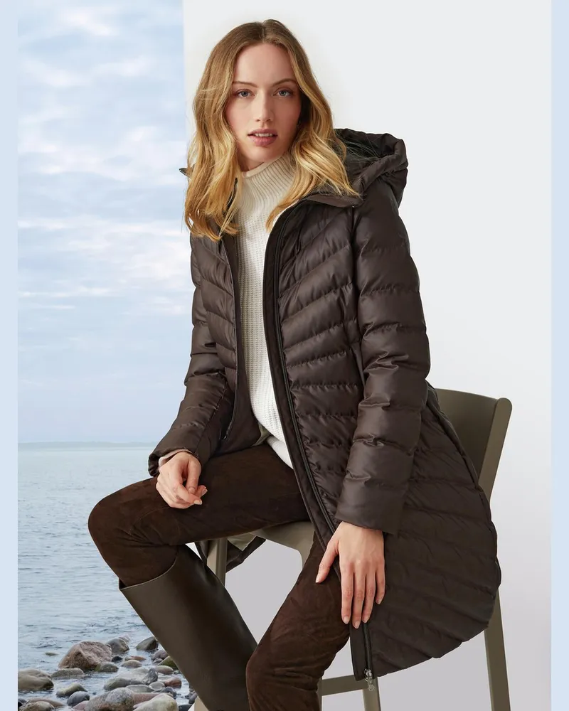 Fuchs Schmitt Stepp-Longjacke  braun Braun