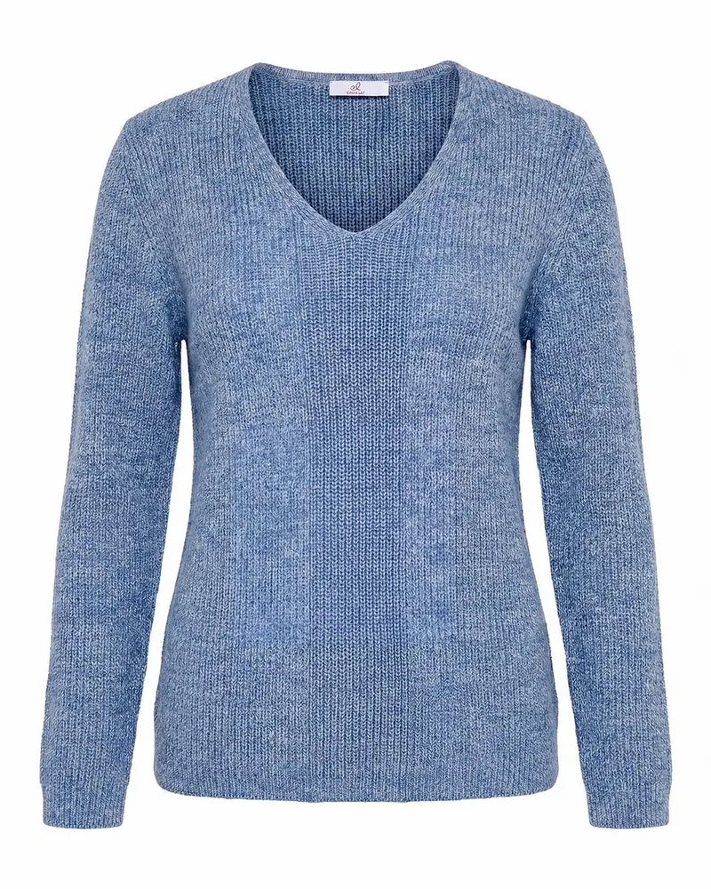 Emilia Lay V-Pullover  blau Blau
